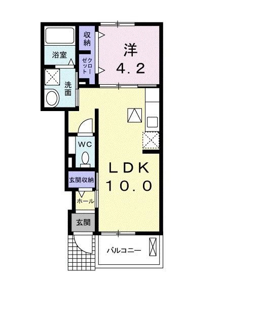 ソレイユの間取り