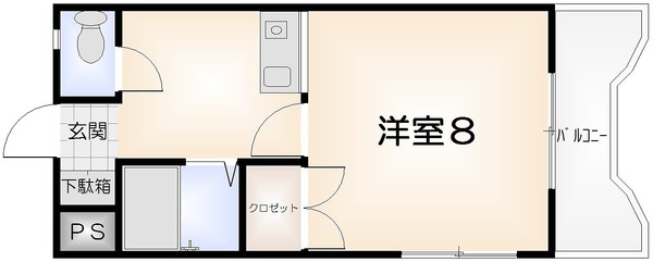 【ヴィゴラス壱番館の間取り】