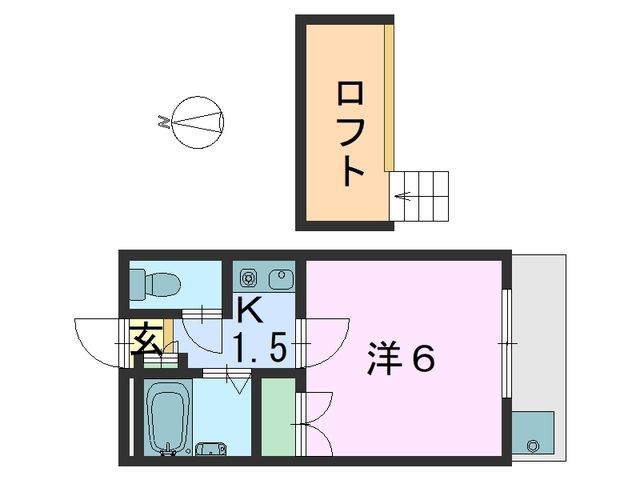 大和高田第17マンションの間取り