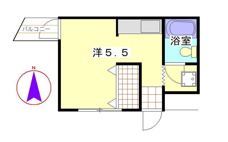 メゾンフジの間取り