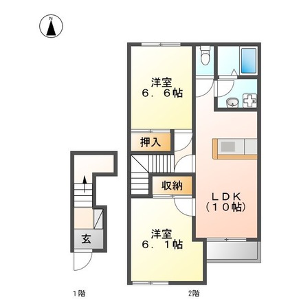 フェアリーハウス北村の間取り