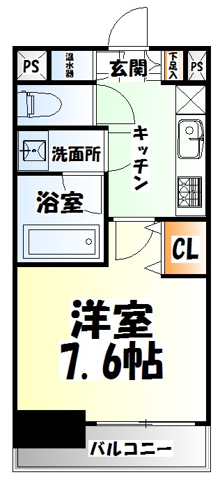 仙台市青葉区一番町のマンションの間取り