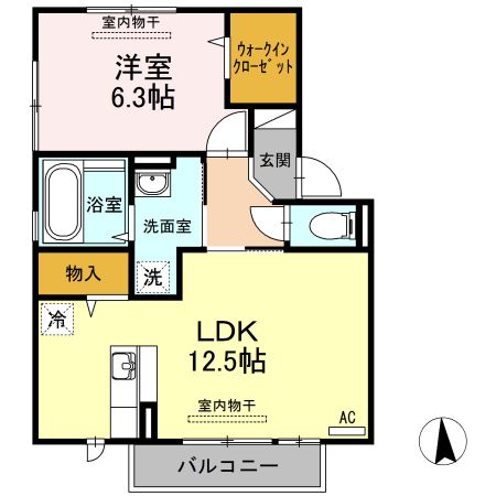 ソレイユ　C棟の間取り