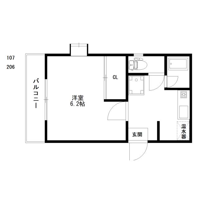 コーポファーストの間取り