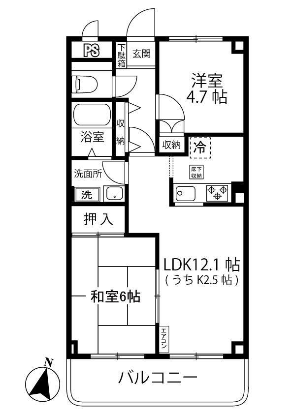 ライリッヒ・フーガの間取り