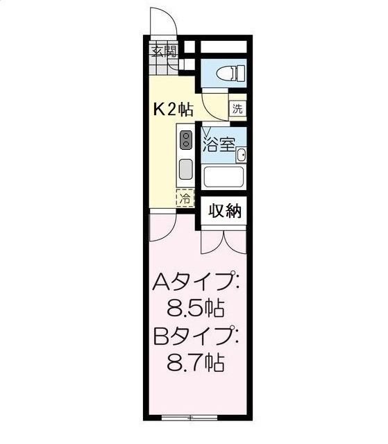 アムール　沖野の間取り