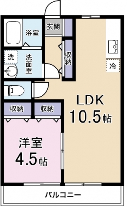 ハッピーアローズの間取り