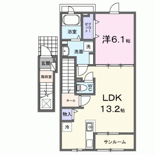 ティアレ　Ｉの間取り