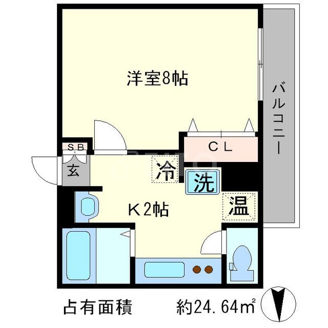 グランコスモ鴨川の間取り