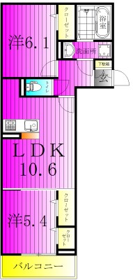 エスポワールの間取り