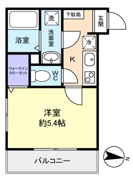 ＭＥＬＤＩＡ八千代台北１丁目Ｂの間取り