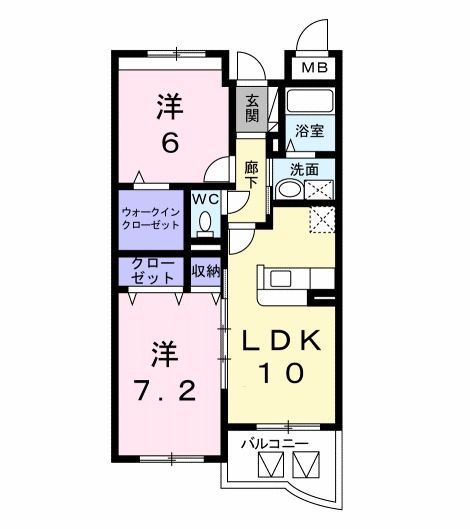 シルクスクェアの間取り