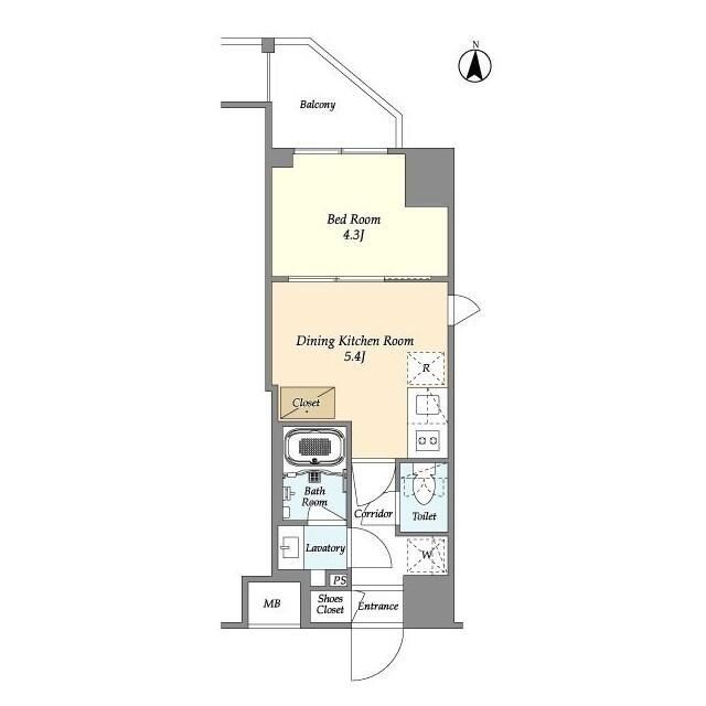 江東区東陽のマンションの間取り