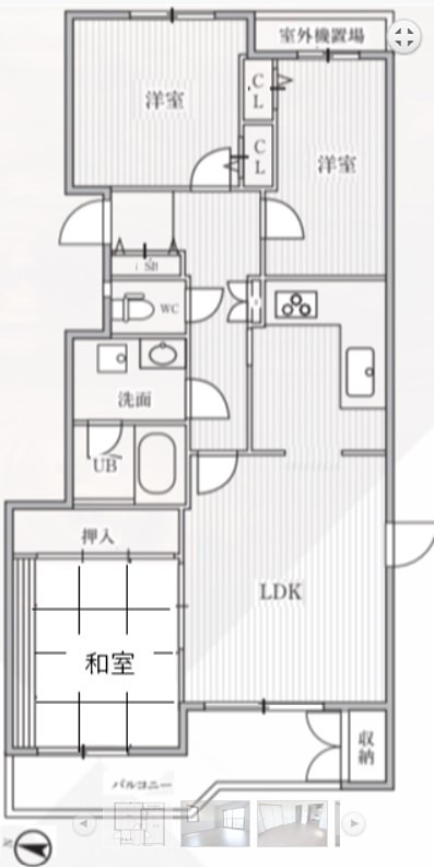 Ｔ’ｓ　ｇａｒｄｅｎ横浜反町の間取り