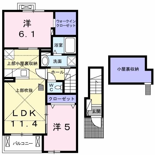 アプローズ　ネクストIの間取り