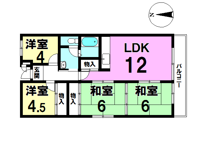 ホレストの間取り