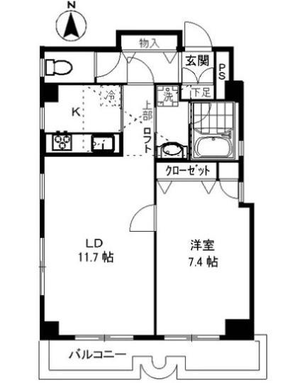 リヴェール睦　白山の間取り