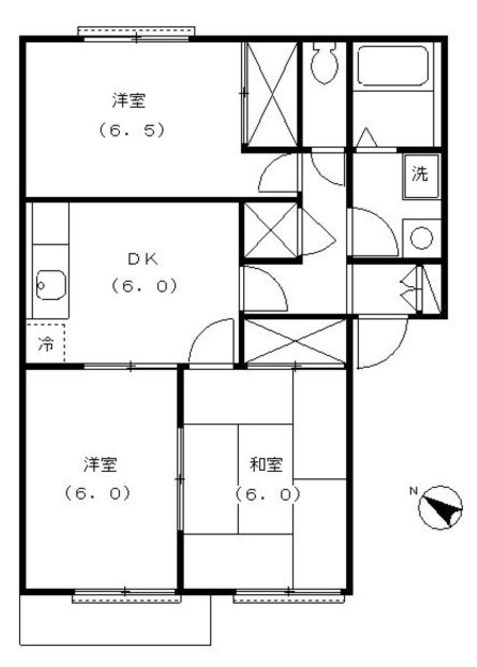 メゾン朝倉野の間取り