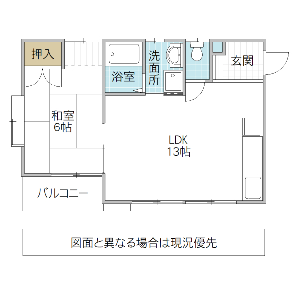 コーポ大和田の間取り