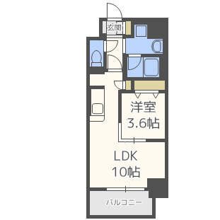 アーバネックス堂島の間取り