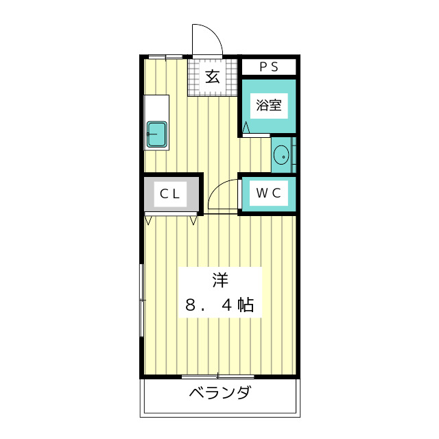 サンビレッヂ平和が丘　ＷＥＳＴの間取り