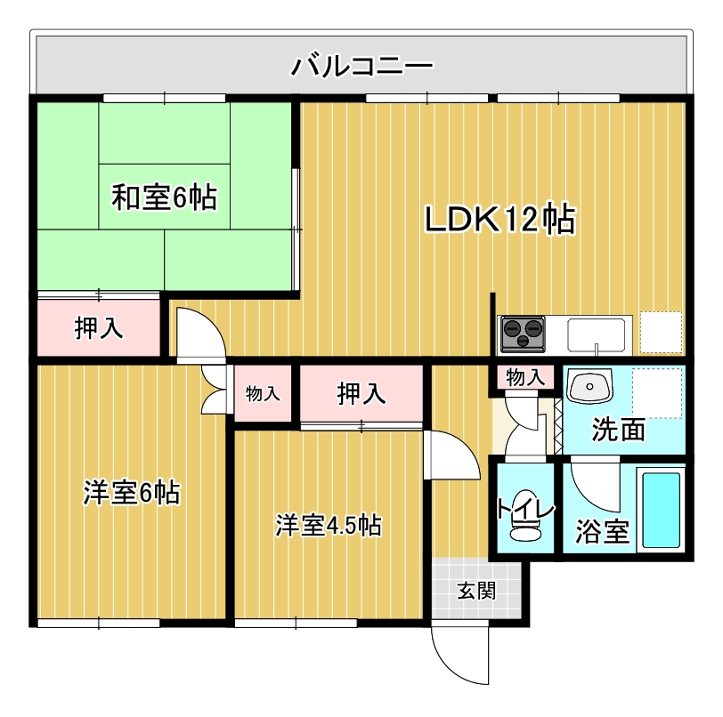 サンヴェール江戸川の間取り