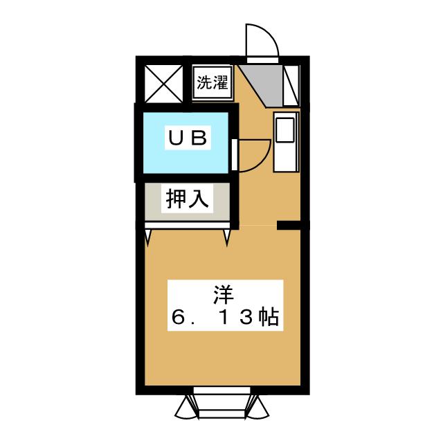 メゾン　ドゥ　マキ　三輪の間取り