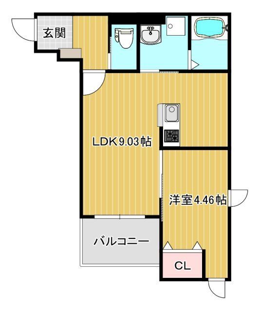 シャロム西子飼の間取り