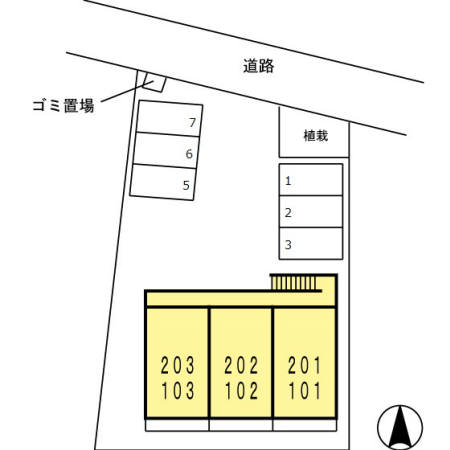 【高知市鴨部のアパートのその他】