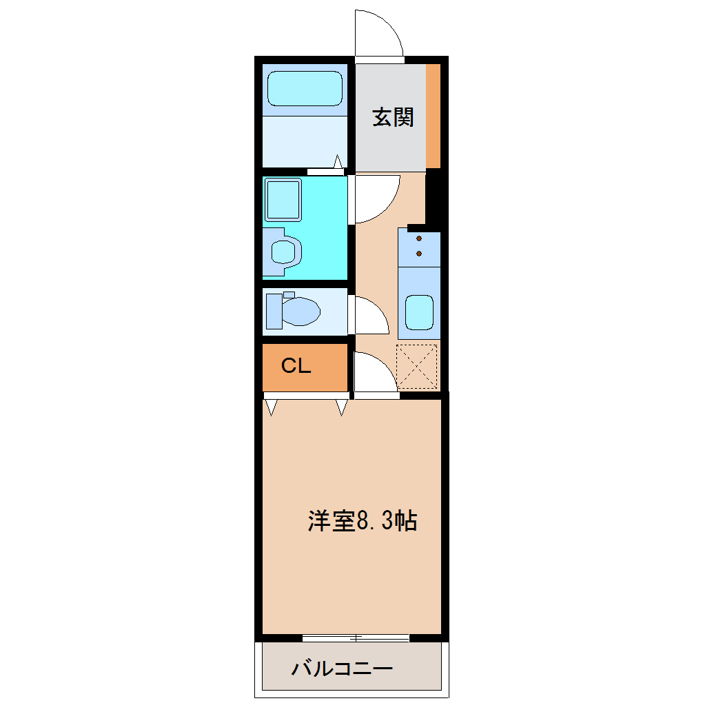 アスコット名取駅西の間取り