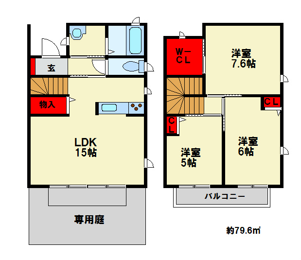 ルミエール大城 Aの間取り