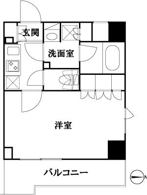 ルーブル池袋弐番館の間取り