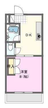 サンルート第二マンションの間取り