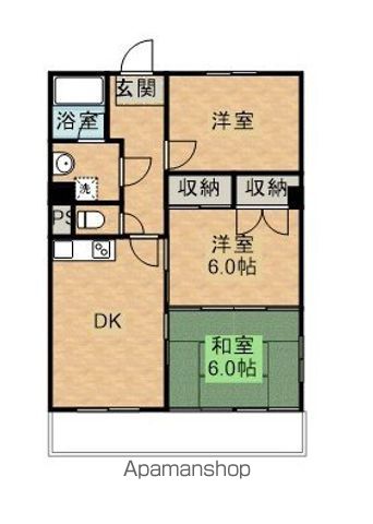 日高ビルの間取り写真