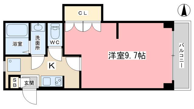 シティハイツ山科の間取り