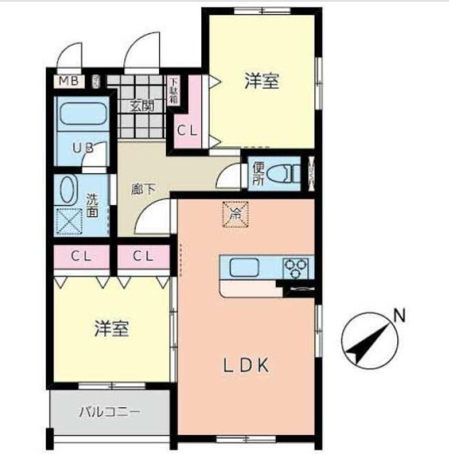 ロワール・イン柳原町の間取り