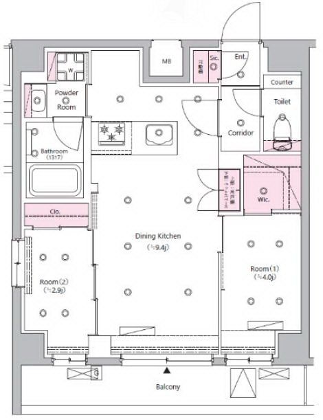 SYFORME NISHISUGAMOの間取り