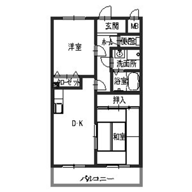 グランバード西野IIの間取り