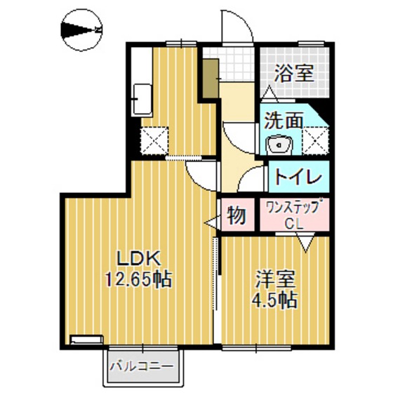 にゅうまごびれっじ　Ｅ棟の間取り