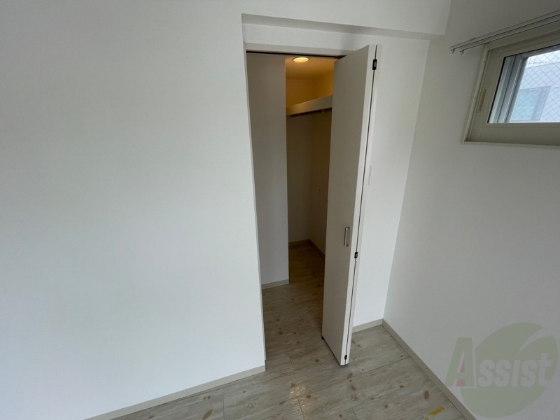 収納　洋室にはクローゼットがあるのですっきり片付きそうです。