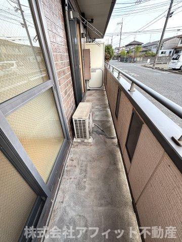 バルコニー　南西向き