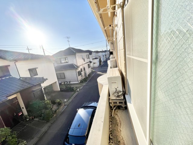 バルコニー　落ち着いた時間を過ごせるバルコニーです