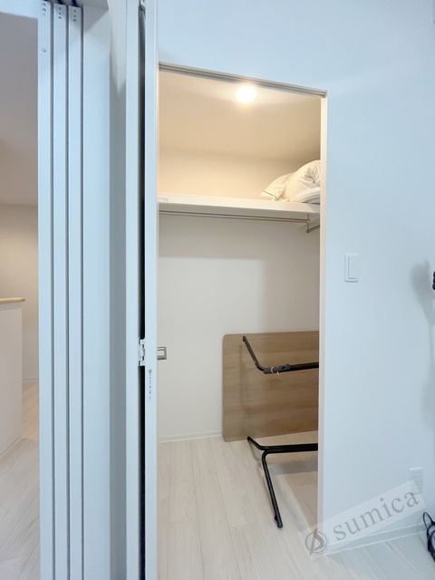 収納　室内をスッキリと見せることができる。充実収納です♪♪