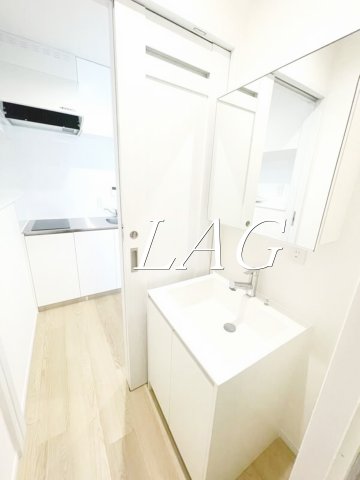 洗面設備　洗面台です。