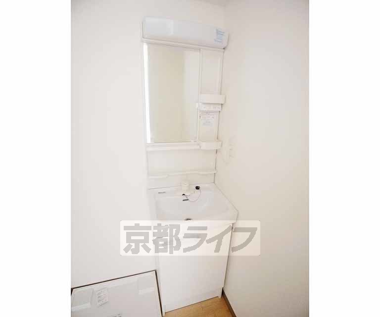 洗面設備　４０７号室写真です