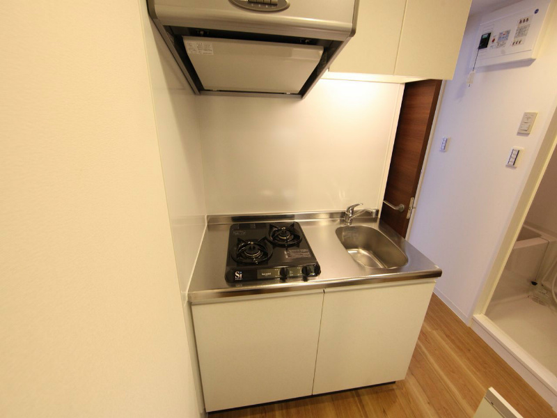 キッチン　システムキッチン（ガス2口コンロ付）