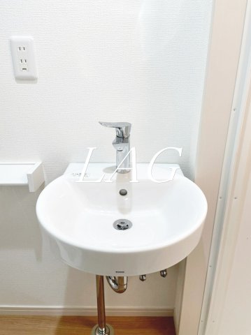 洗面設備　洗面台です。
