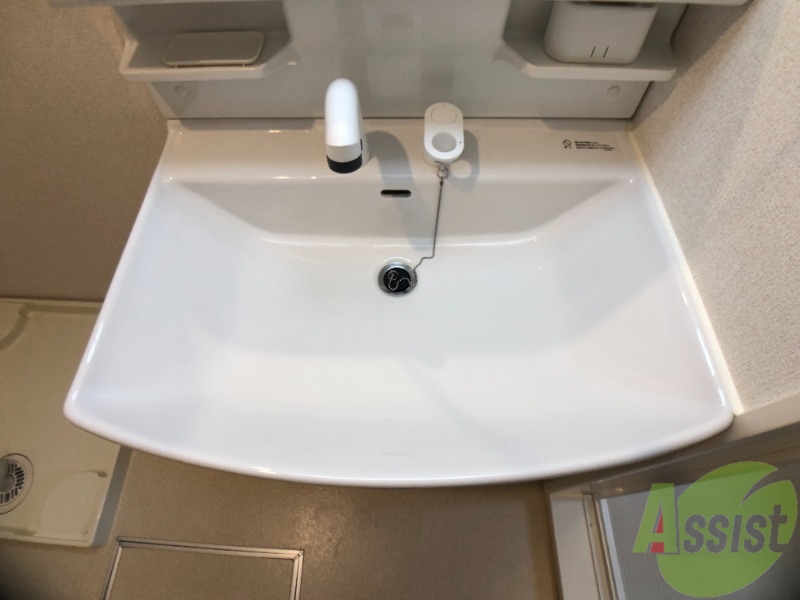 洗面設備　シャンプードレッサー。身支度はここでばっちり。