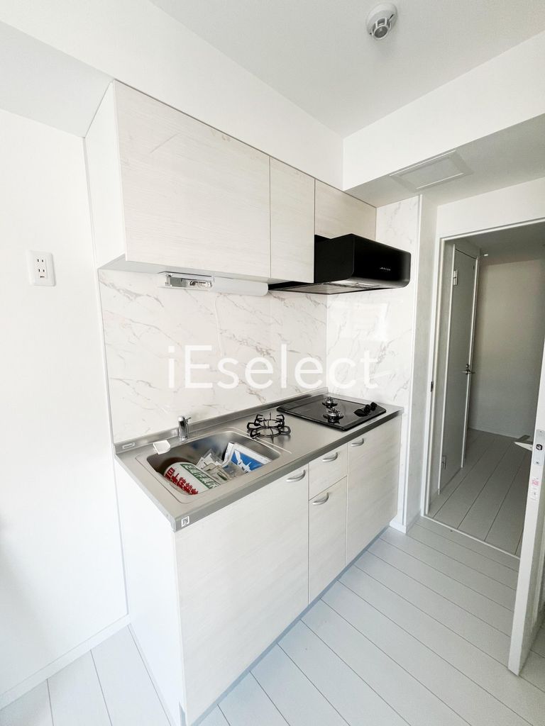 キッチン　２口コンロ付のシステムキッチンです