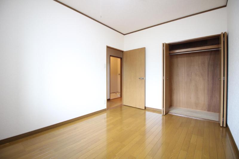 収納　6帖の洋室の収納です。